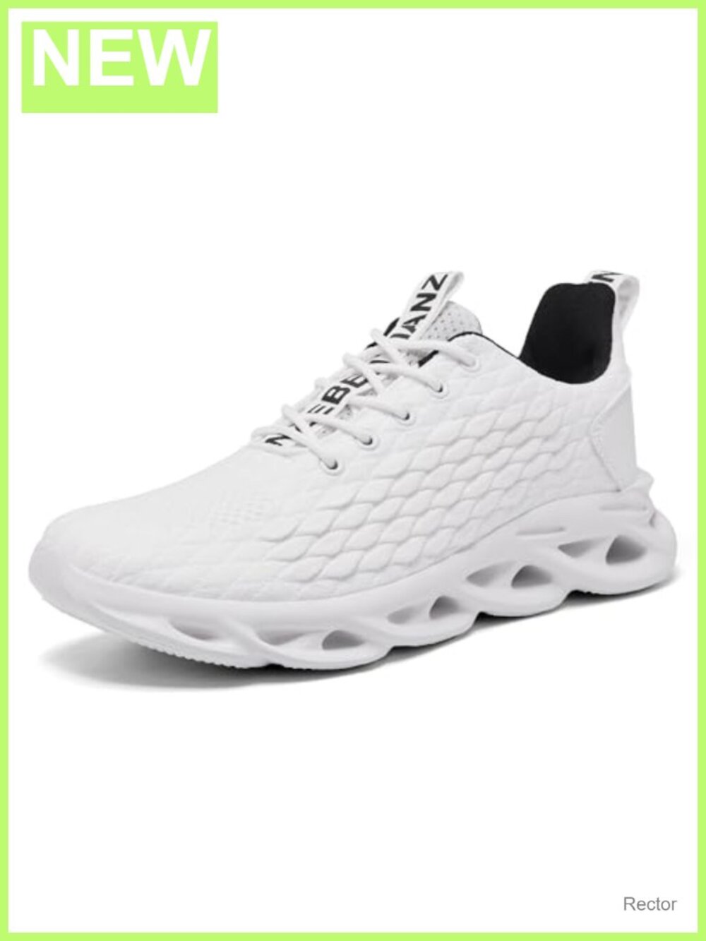 Men's Slip On Running Shoes Breathable Knit Lightweight Shock Absorbing Non-Slip